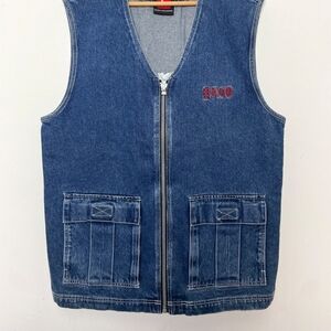 Paco Blue Denim Vest for Men